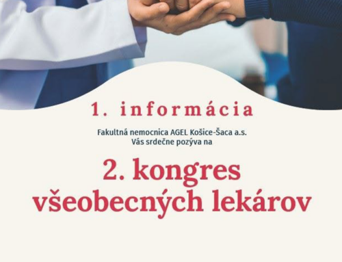 Pozvánka na 2. kongres všeobecných lekárov s témou Pacient na prvom mieste